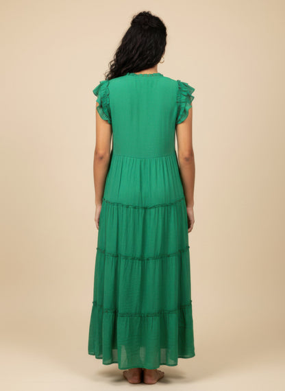 Ccwholesaleclothing Mlle Gabrielle Solid Cap Sleeve Dress view 9 - Mlle Gabrielle Dress Vintage
