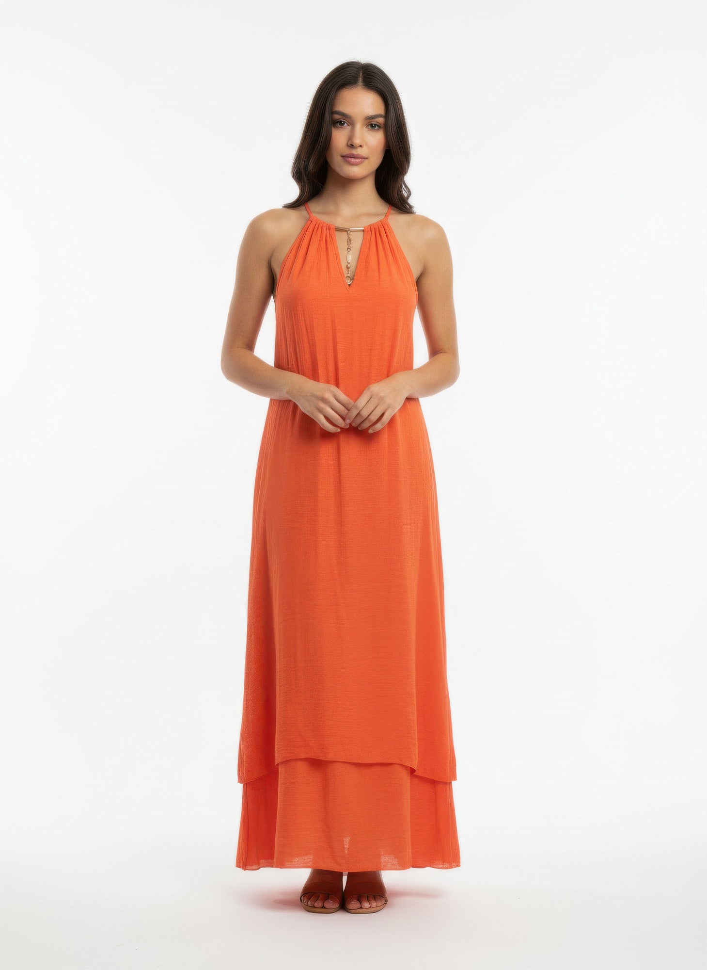 Ccwholesaleclothing Mlle Gabrielle Solid Sleeveless Dress view 4 - Mlle Gabrielle Dress Vintage