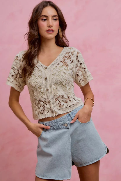 washed denim wrap So Me Washed Denim Wrap Skorts view 7 (piece) - shop at us.meeeshop