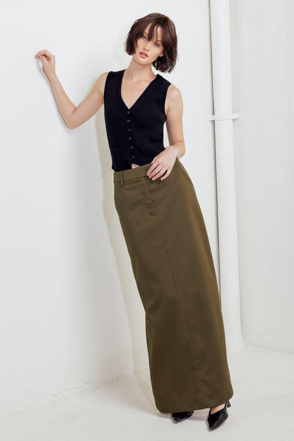 Celebration Time Woven Skirt in BROWN view 2