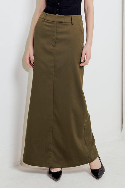 Celebration Time Woven Skirt in BROWN view 3