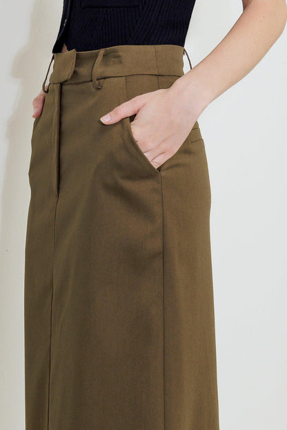 Celebration Time Woven Skirt in CHARCOAL view 5