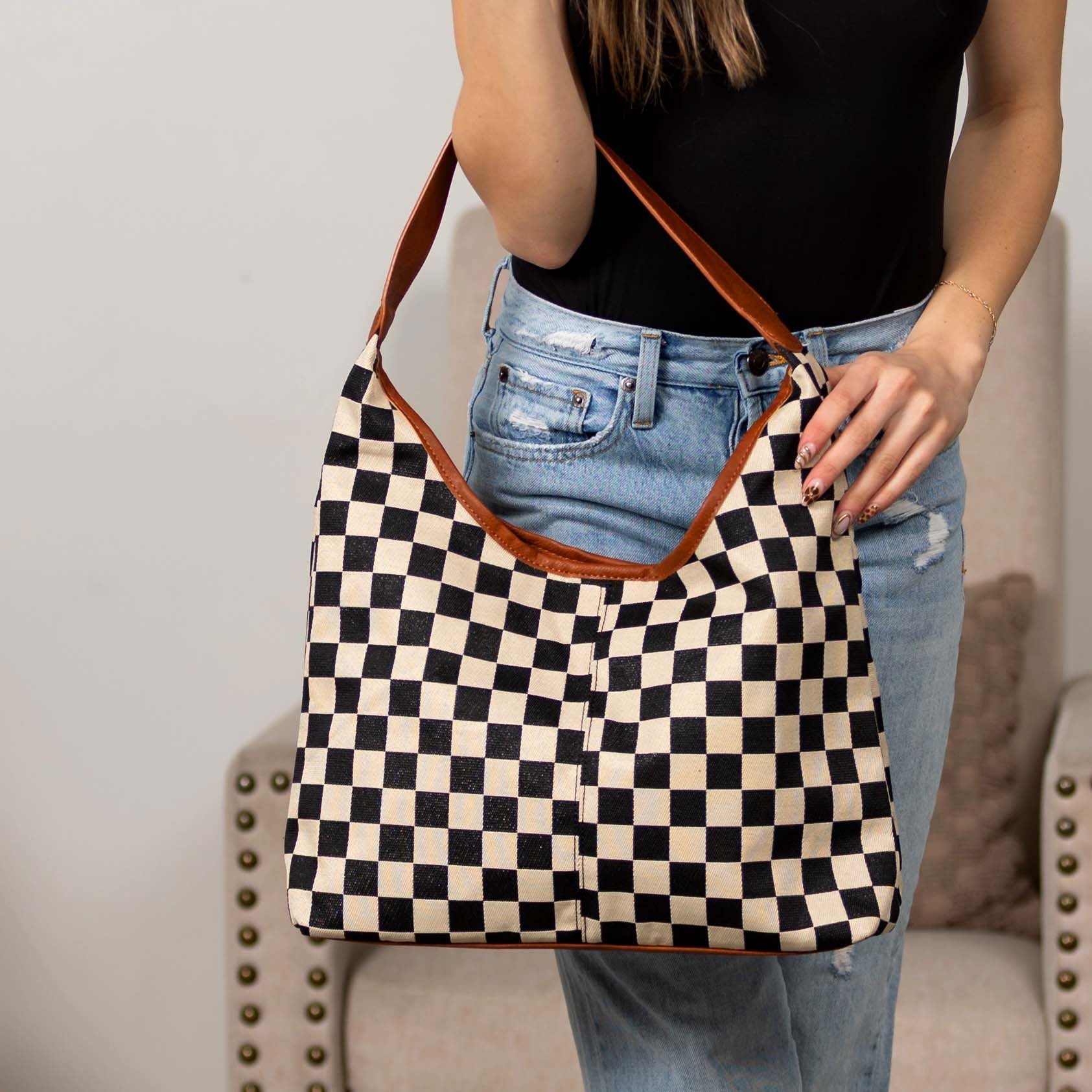 Celine Mixed Media Hobo Bag view 5