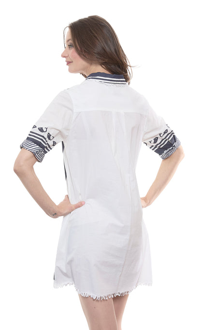 Chatham Whales Print Dress in M view 3