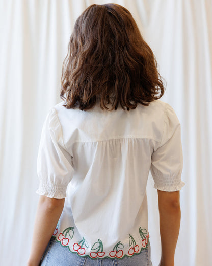 Cherry Cute Button Down in S view 2 (top)