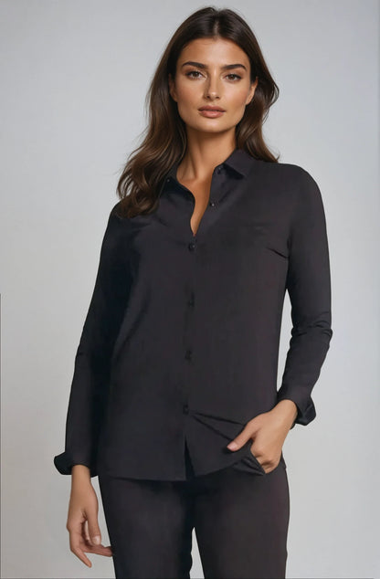 Cinqo 'single Shot' Shirt - Black in Black - Shirt Black (top)