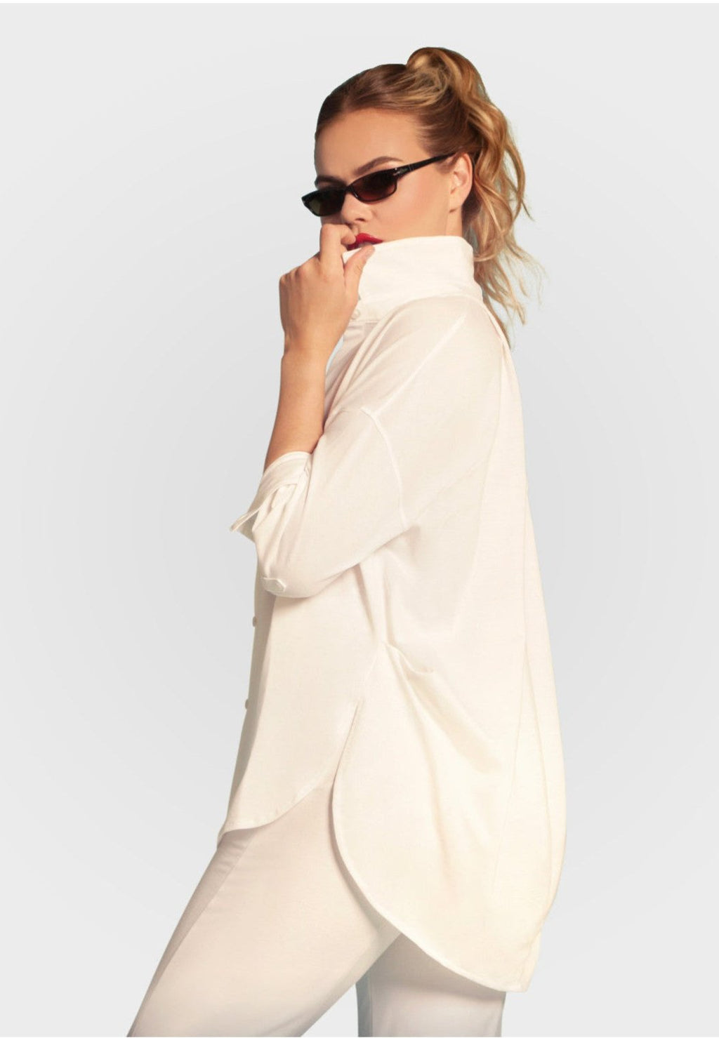 Cinqo 'single Shot' Shirt - White White view 2 (top) - buki ocean view white house, cinco de whitey, wh - shop at us.meeeshop