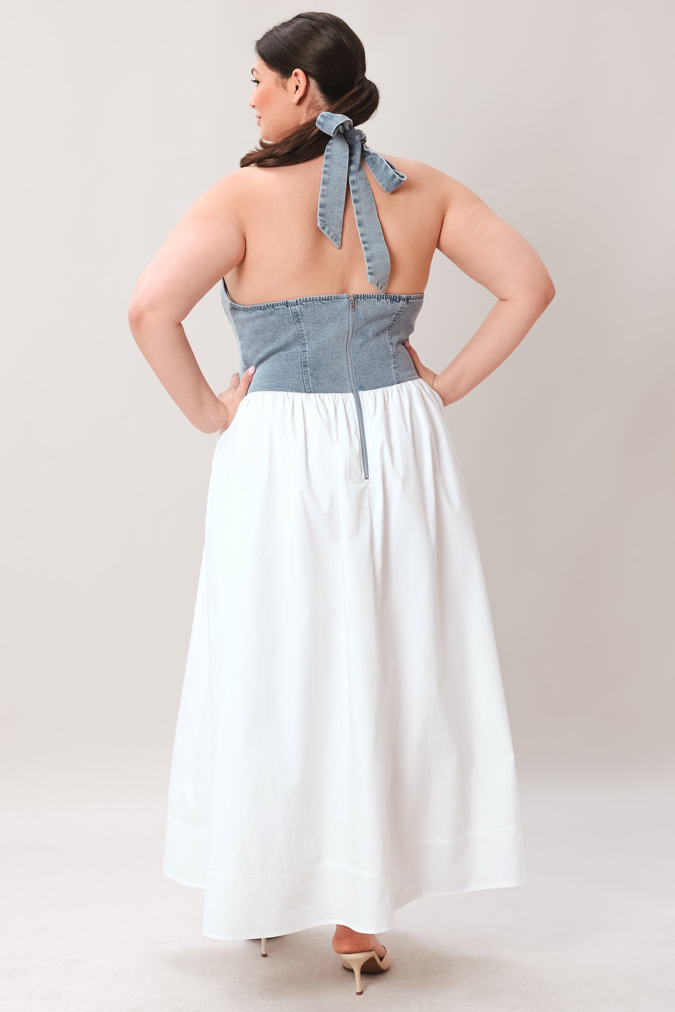 City to Coast Woven Midi Dress view 9 (dress) - star city gold coast dress code, city chic coastal dres - shop at us.meeeshop