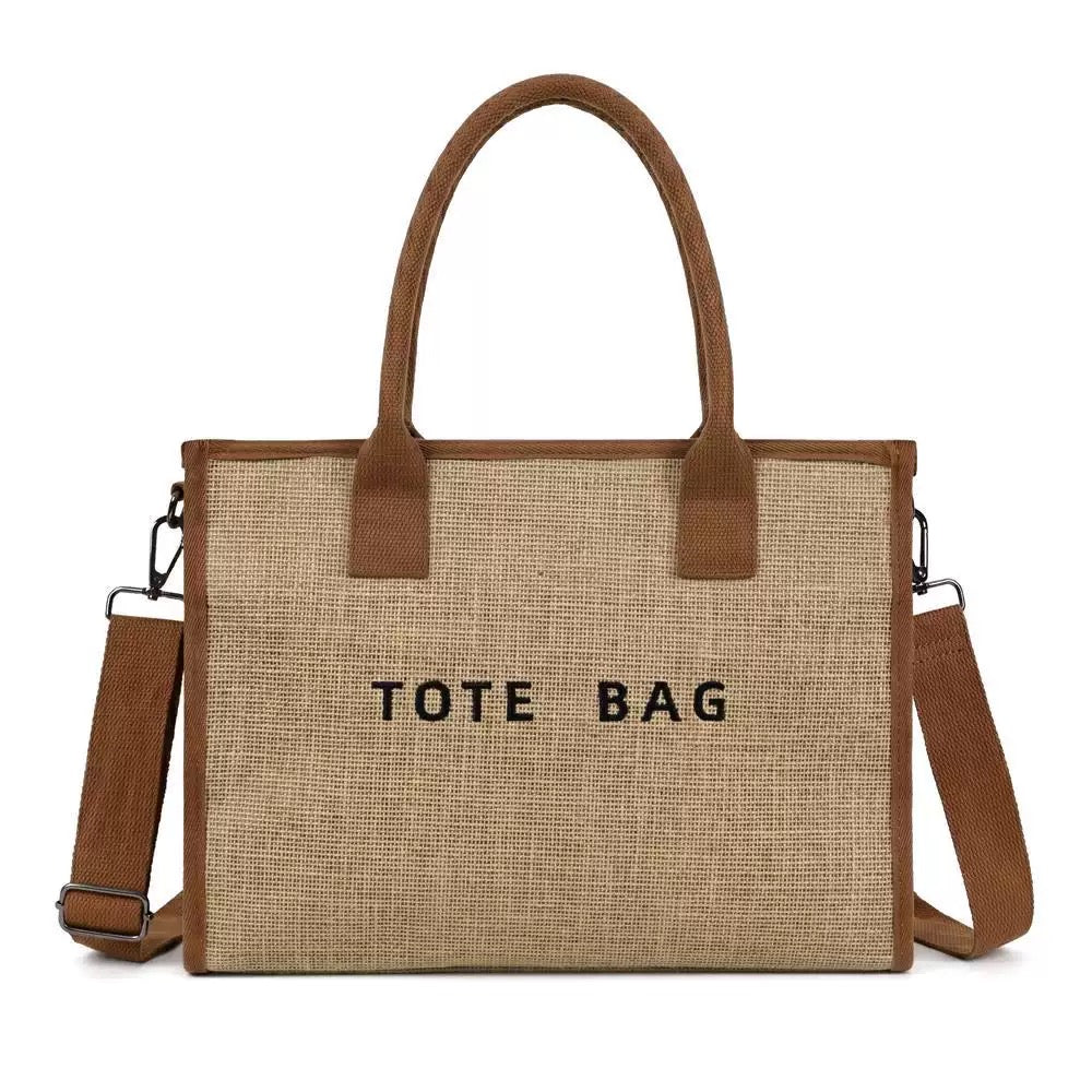 Clare Mixed Media Canvas Tote view 5 (bag)