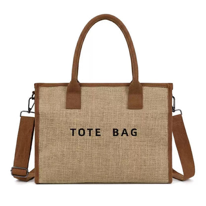 Clare Mixed Media Canvas Tote view 5 (bag)