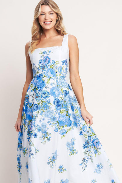 Classic Bloom Day Woven Midi Dress view 5 - Vintage Bloom Dress
