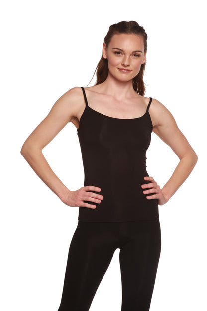 Clearance Women's Bamboo Viscose Spaghetti Strap Camisole in Medium (top)