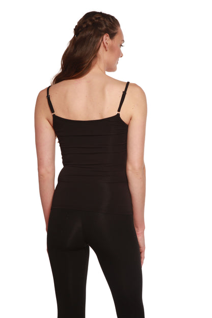 Clearance Women's Bamboo Viscose Spaghetti Strap Camisole in Extra Large view 3 (top)