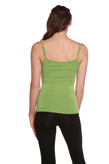 Clearance Women's Bamboo Viscose Spaghetti Strap Camisole in Small view 4 (top)