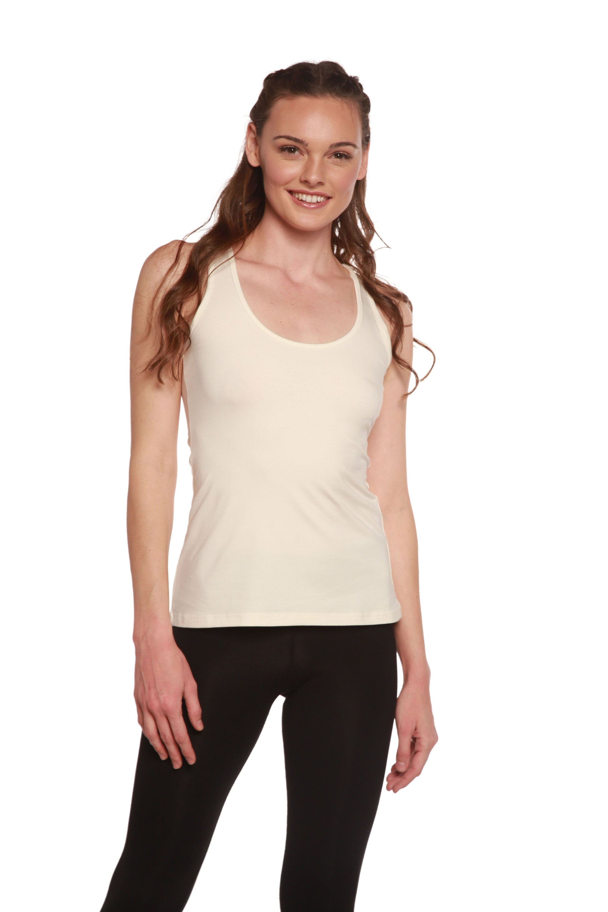 Clearance Women's Bamboo/cotton Racer Back Tank Top in Small view 12 - Clearance Womens Tops