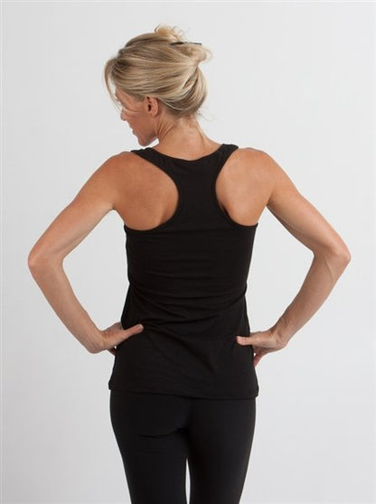 Clearance Women's Bamboo/cotton Racer Back Tank Top in Large view 2 - Clearance Womens Tops
