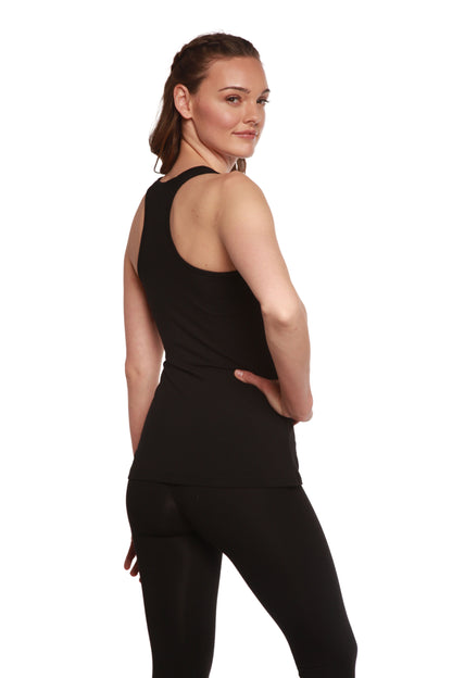 Clearance Women's Bamboo/cotton Racer Back Tank Top in Medium view 9 - Clearance Womens Tops