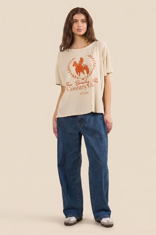 Clubhouse Rider Tee in XS (top)