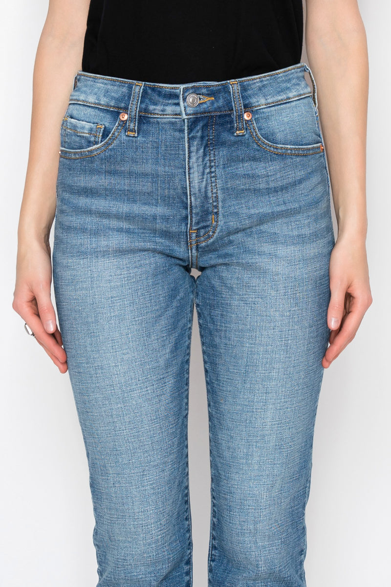 Colette Tummy Control High Rise Straight Leg Jeans view 8 - High-Waisted (bottom)