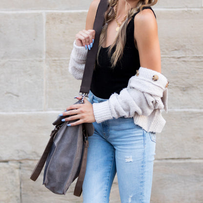 Colorblock Messenger Bag view 3 - Colorblock Shoulder Bag