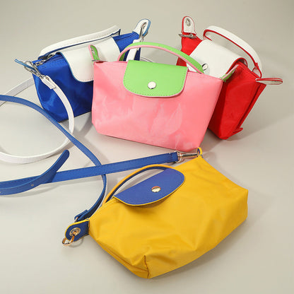 Compact Two Tone Handbag Crossbody Bag view 10 - Bag Handbag