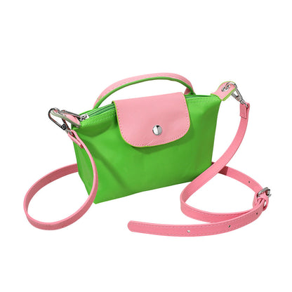 Compact Two Tone Handbag Crossbody Bag view 14 - Bag Handbag