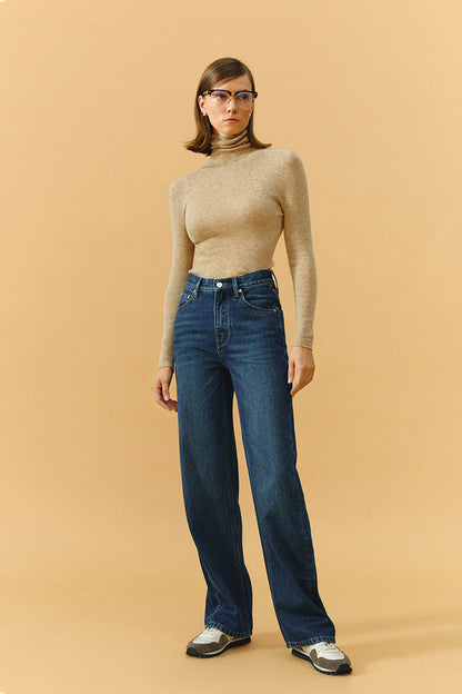 Coney Island Whitefish High Rise Wide Jeans Hj007 in Love Shack - High-Waisted - Coney Island Picnic Jeans (bottom)
