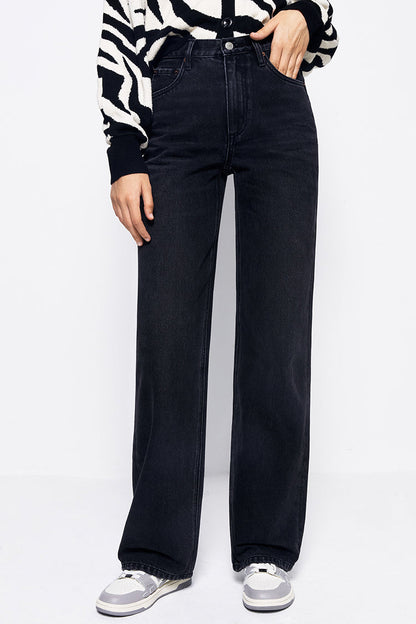 Coney Island Whitefish High Rise Wide Jeans Hj007 in Hey Jude view 15 - High-Waisted - Coney Island Picnic Jeans