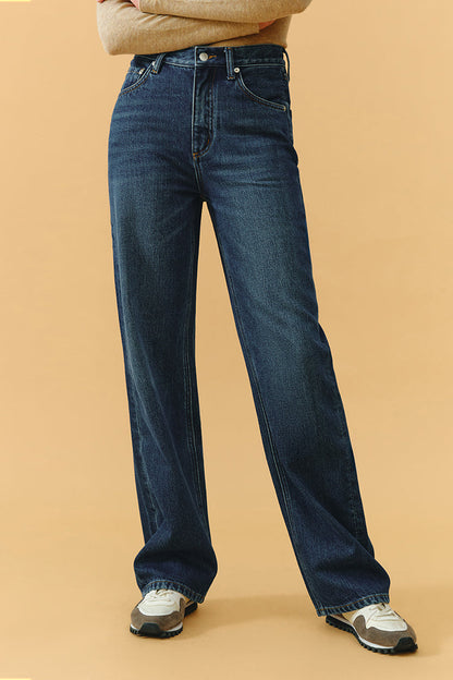 Coney Island Whitefish High Rise Wide Jeans Hj007 in Love Shack view 5 - High-Waisted - Coney Island Picnic Jeans