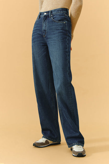 Coney Island Whitefish High Rise Wide Jeans Hj007 in Love Shack view 6 - High-Waisted - Coney Island Picnic Jeans