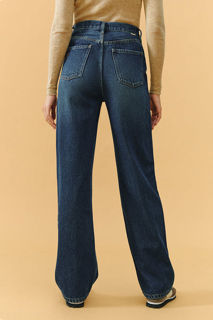 Coney Island Whitefish High Rise Wide Jeans Hj007 in Love Shack view 7 - High-Waisted - Coney Island Picnic Jeans