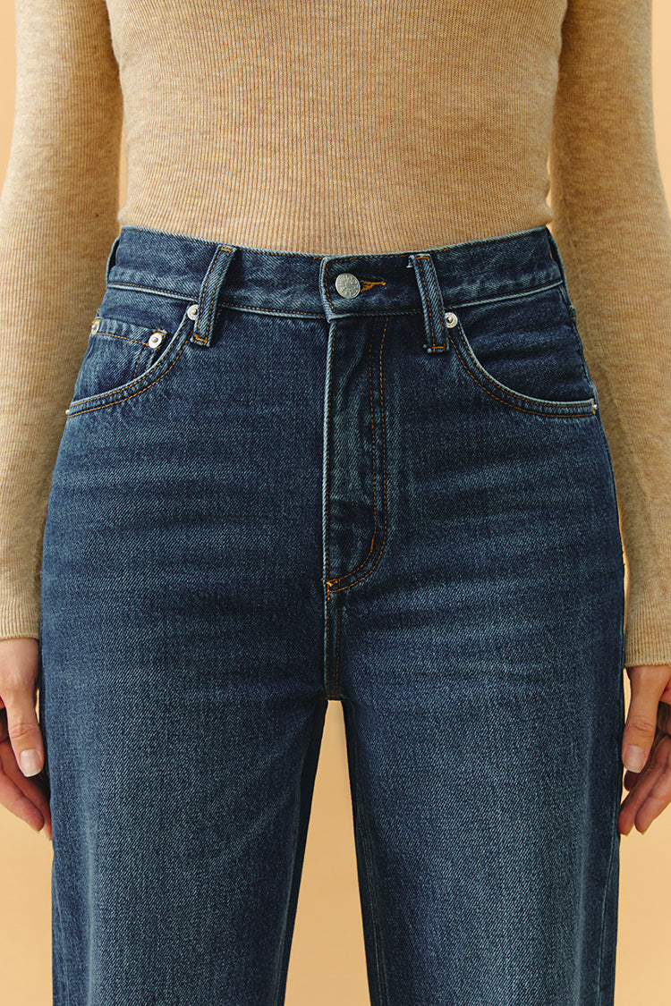 Coney Island Whitefish High Rise Wide Jeans Hj007 in Love Shack view 8 - High-Waisted - Coney Island Picnic Jeans