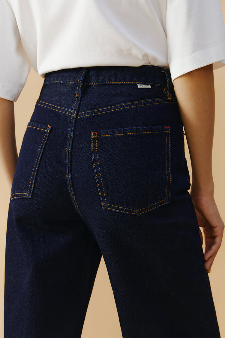Coney Island Whitefish High Rise Wide Jeans Hj007 in That'll Be The Day view 9 - High-Waisted - Coney Island Picnic Jeans