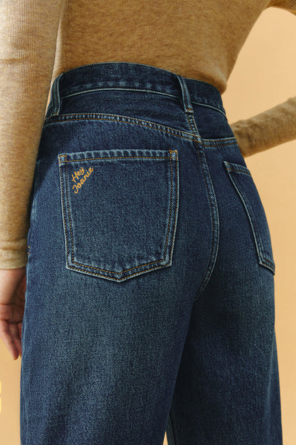 Coney Island Whitefish High Rise Wide Jeans Hj007 in Love Shack view 9 - High-Waisted - Coney Island Picnic Jeans