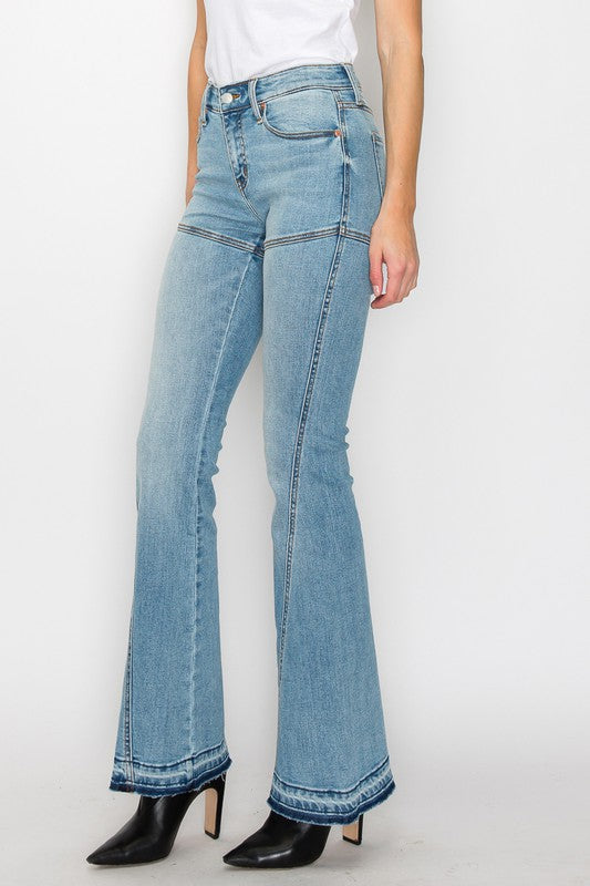 brianna high rise Brianna High Rise Skinny Flare Jeans (reg & Plus) view 18 (bottom) - shop at us.meeeshop