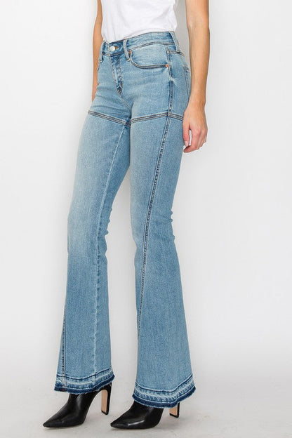 brianna high rise Brianna High Rise Skinny Flare Jeans (reg & Plus) view 18 (bottom) - shop at us.meeeshop