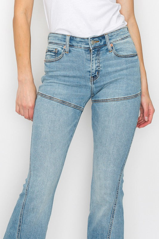 brianna high rise Brianna High Rise Skinny Flare Jeans (reg & Plus) view 20 (bottom) - shop at us.meeeshop
