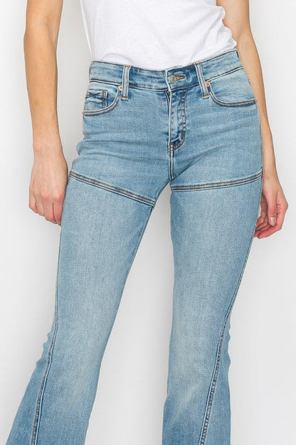 brianna high rise Brianna High Rise Skinny Flare Jeans (reg & Plus) view 20 (bottom) - shop at us.meeeshop