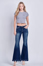 Mia Mid Rise Super Flare Jeans