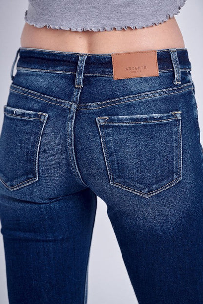 mia mid rise Mia Mid Rise Super Flare Jeans view 15 (bottom) - shop at us.meeeshop