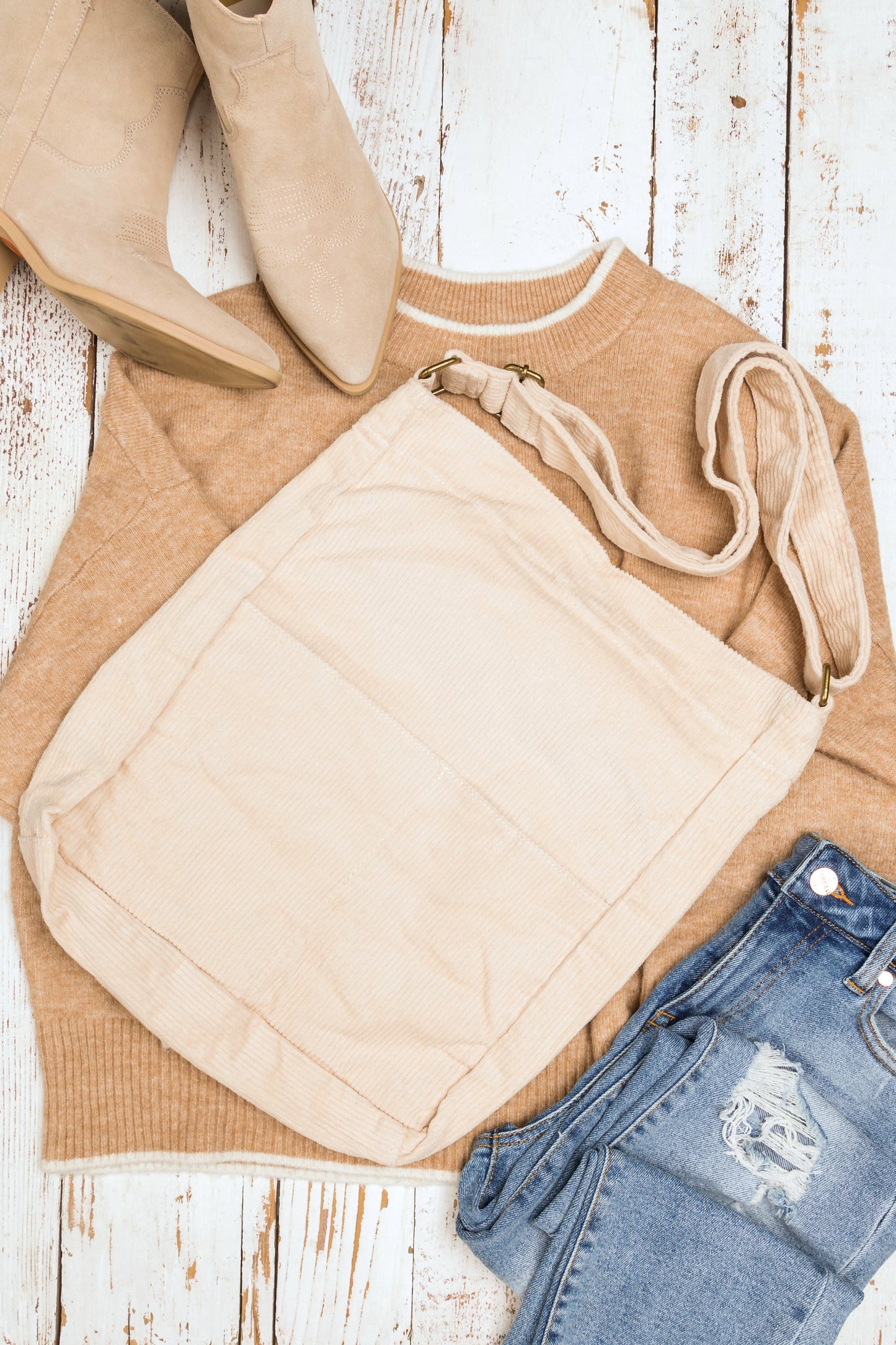 Corduroy Messenger Bag view 13