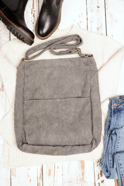 Corduroy Messenger Bag view 9