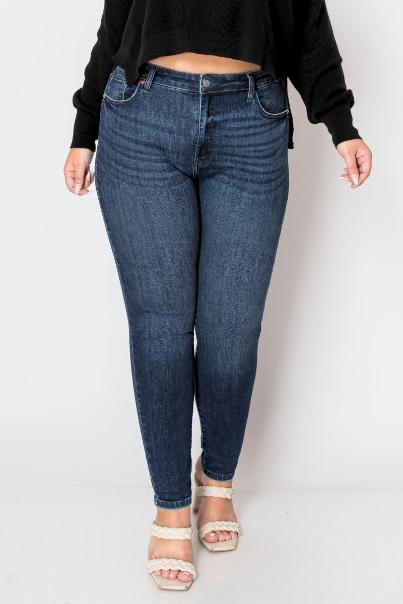 Corset plus Super Skinny Jeans view 5 - Corset Jeans Plus Size (bottom)