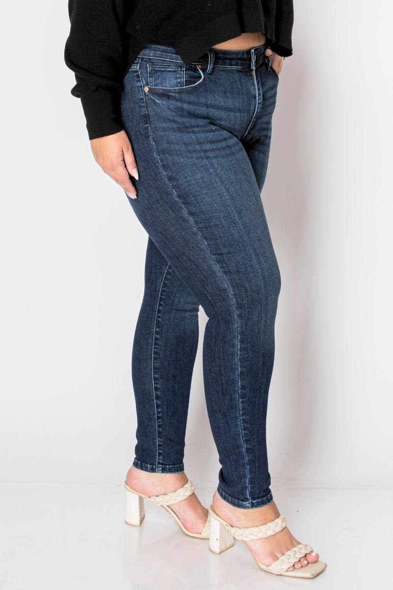 Corset plus Super Skinny Jeans view 6 - Corset Jeans Plus Size (bottom)