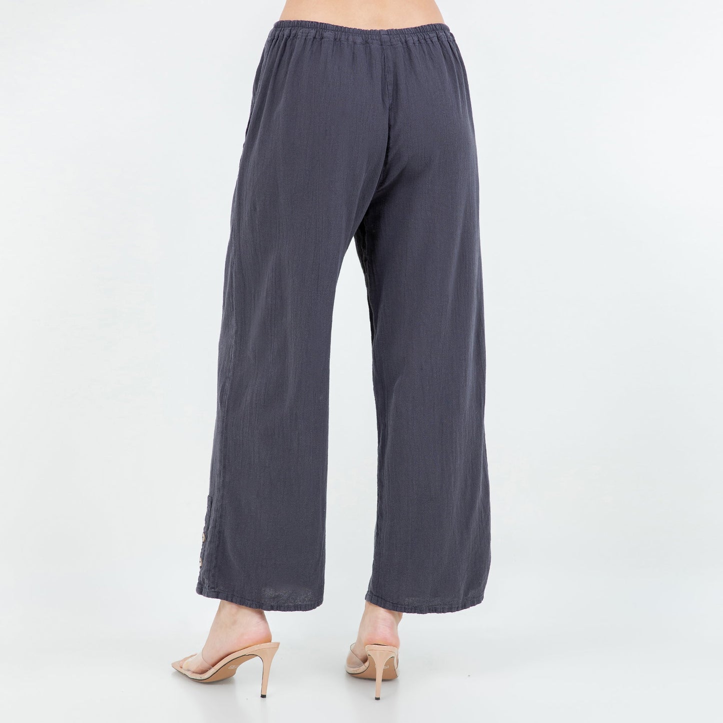 Cottonways Alexis Pants 100% Cotton Gauze in Lime Frost/ Size OSFM view 10 - Cottonways Size 2 (bottom)