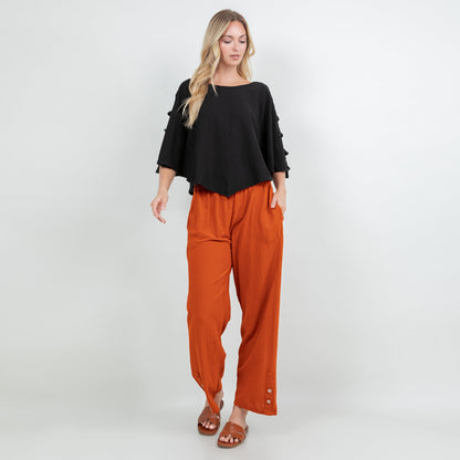 Cottonways Alexis Pants 100% Cotton Gauze view 26 - Cottonways Size 2 (bottom)