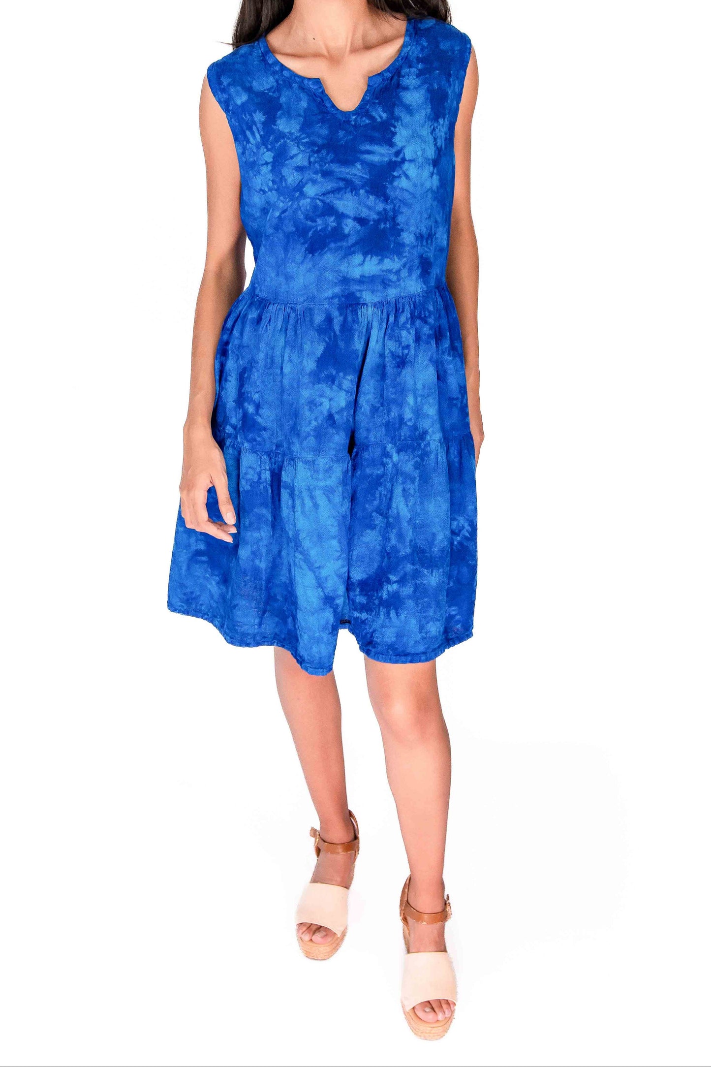 Cottonways Anjanette Dress - 100% Cotton Gauze in Rose/ Size OSFM view 18 - Cottonways Dresses