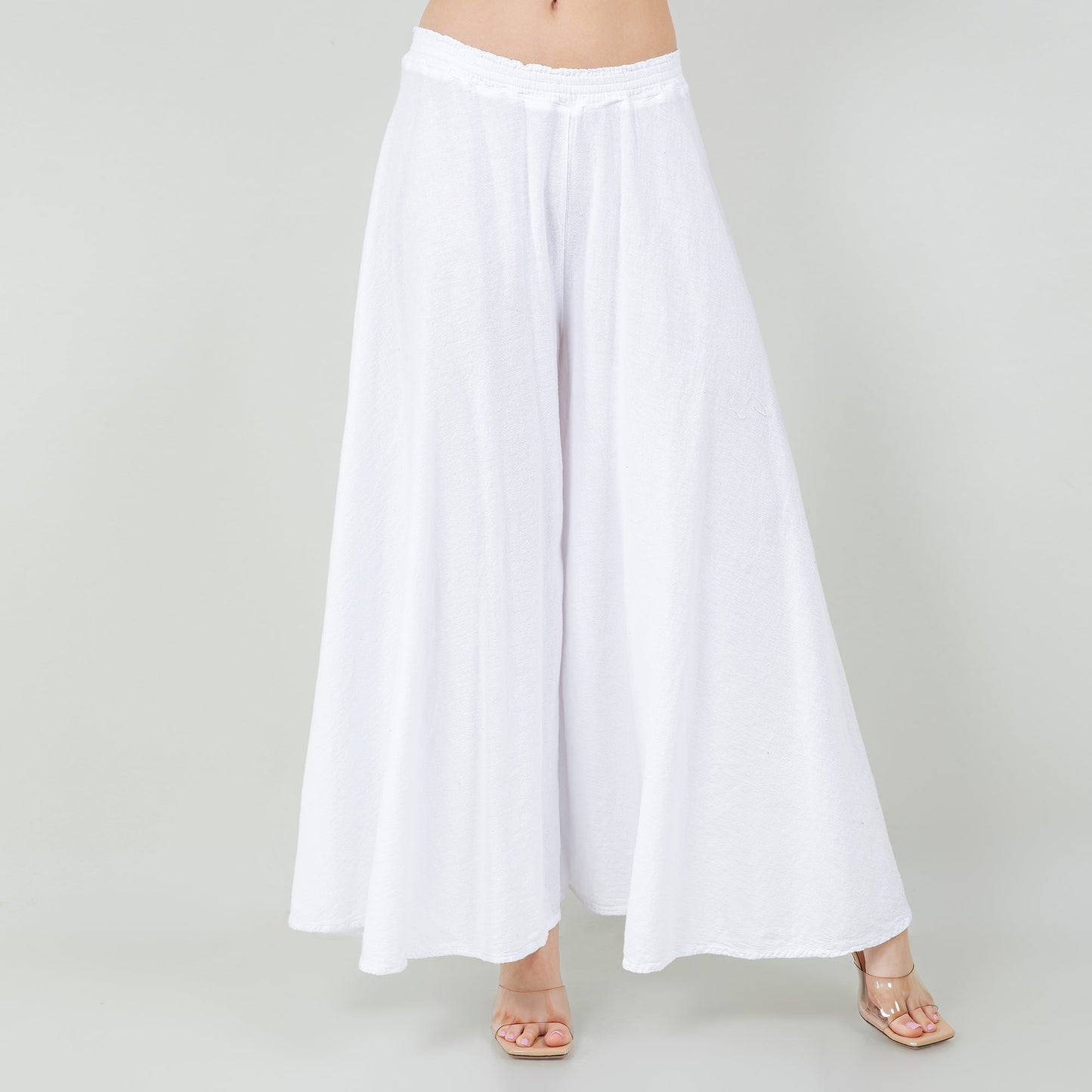 Cottonways Blanche Pants - 100% Cotton Gauze in Caspian/ Size OSFM view 5 - Cotton Gauze Black (bottom)