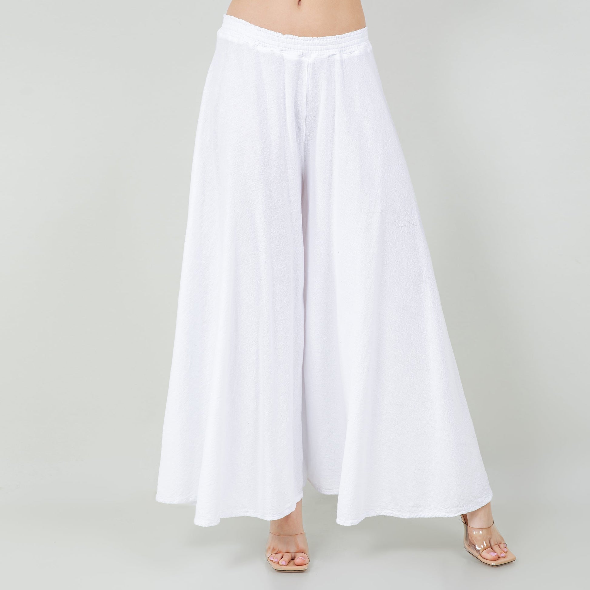 Cottonways Blanche Pants - 100% Cotton Gauze in Caspian/ Size OSFM view 5 - Cotton Gauze Black (bottom)