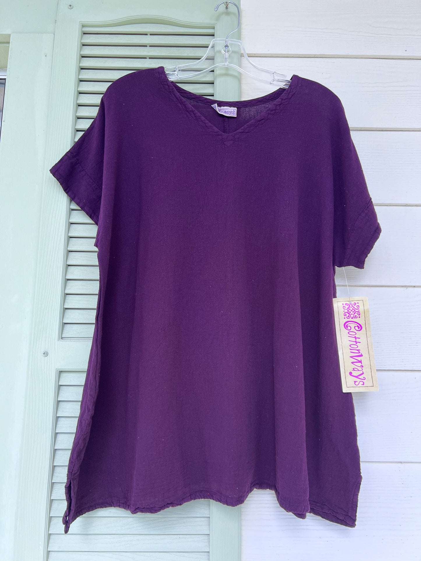 Cottonways Carla 100% Cotton Gauze Top in Osfm Sale in OSFM(S) view 10 - Cottonways Tops